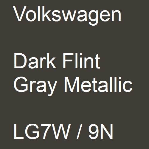 Volkswagen, Dark Flint Gray Metallic, LG7W / 9N.